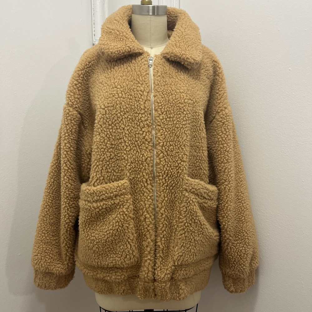 I.AM.GIA Beige Sherpa Jacket